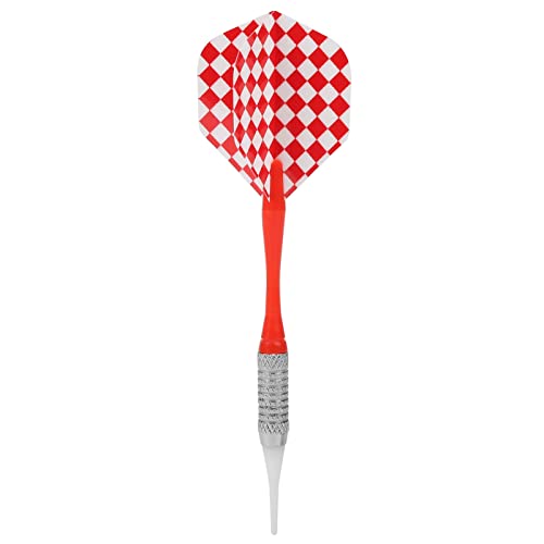 Asixxsix Electronic Dartboard, Safe and Simple Clear LCD Scoring Display Digital Dart Board Soft Tip Dart Board with 21 Darts and Automatic Scoring for Adults Kids Families