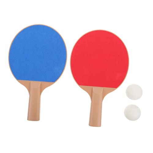 Outdoor Table Tennis Paddle Bouncy Lightweight Rackets with Training Safe Smooth Edges for Childrens Sports and Family Play Compact Portable Design