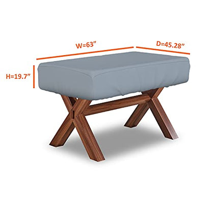 Foosball Table Cover 18 Oz Waterproof - 100% Weather Resistant Outdoor Game Table Cover with Elastic at 4 Sides (63"W x 45"D x 19.7"H, Grey) - color: Grey, size: 63"W x 45"D x 19.7"H