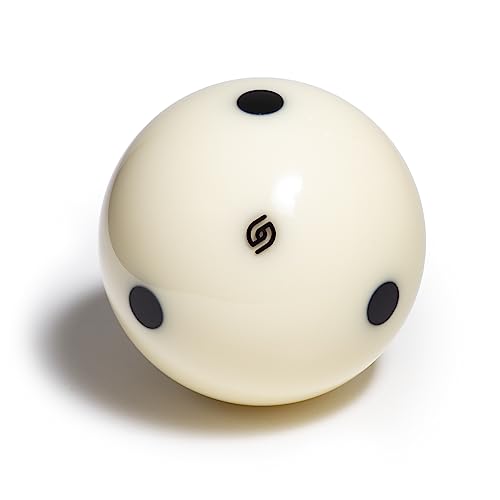Aramith Tournament Black Billiard Pool Cue Ball 2 1/4" 6 Black Dots in a Blister