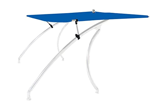 Big Air Super Shadow Wakeboard Tower Bimini Top - 76" x 76" - Mounts Over Existing Wake Tower - color: Pacific Blue