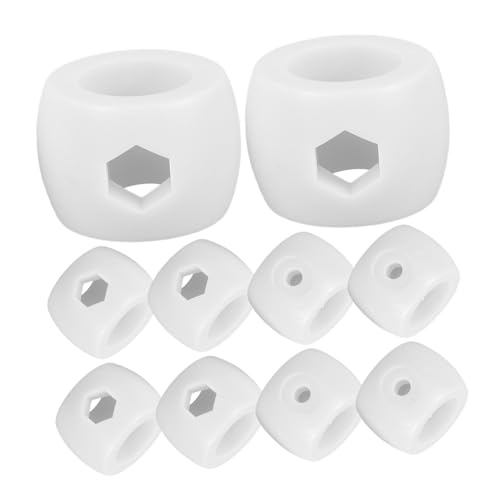 Happyyami 8pcs Foosball Goal Bar Locator Rings Plastic Rod Positioners for Tabletop Soccer Replacement Parts Easy to Install Essential Accessories for Foosball Enthusiasts