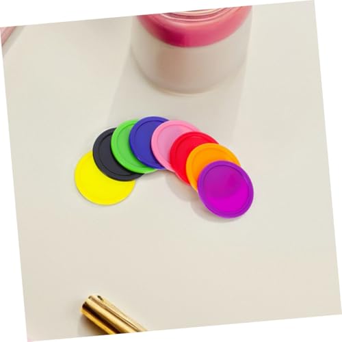 UPKOCH 8pcs Heavy Duty Air Hockey Pucks Replacement Set Accessories for Home and Professional Table Games for Boy Girl and Adults