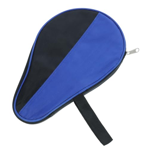 Happyyami Portable Table Tennis Paddle Cover Bag Durable Storage Case for Paddle Balls Compact Organizer for Players Use