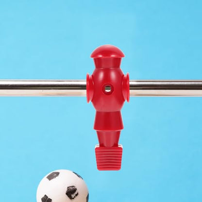 Homoyoyo 4pcs Foosball Men Replacement, Football Players Parts Foosball Man Table Player Football Machine Accessories - color: Red