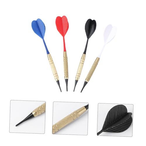 HANABASS 12pcs Complete Dart Set Electronic Darts Soft Tip Supplies Safe for Boys and Girls Replacement Accessories for Game