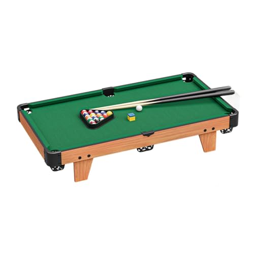 Menolana Kids Mini Pool Table Desktop Games Practical Accessories 16 Balls Pool Toys Small Billiards Game Table for Office Home Family
