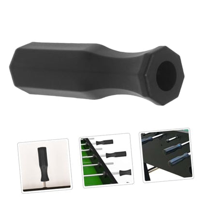 8Pcs Foosball Table Handles Replacement Ergonomic Non-Slip Plastic Grips for Standard Football Table Rods Foosball Supplies