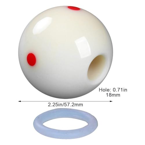Billiards Training Ball Billiards Cue Ball with Hole Billiards Practice Ball Aiming Helper Snooker Practice Assist Accessory