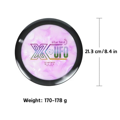X-UFO Disc Golf Set - Disc Golf Starter Set, Includes 1 Putter, 1 Driver, and 1 midrange disc, Weighing 170-178 Grams Suitable for Beginners and Professional disc Golf tournaments - color: Set 2