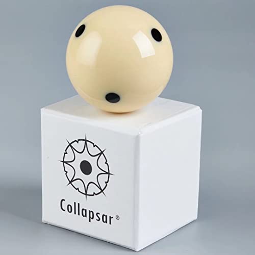 Collapsar Pro-Cup Cue Ball Regulation Size 2-1/4 Pool Training Cue Ball - color: Black Dot