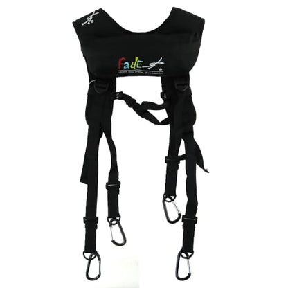 Mint Discs Fade Gear Crunch Box Disc Golf Bag | Black | Beginner Disc Golf Bag | 14+ Disc Capacity | Shoulder Strap & Harness Option - color: Black, size: Shoulder Strap