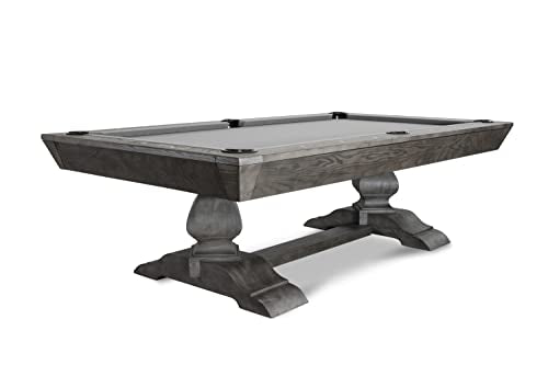 Nixon Billiards - Birdy Slate Billiard Pool Table- Grayson Grey - 7ft and 8ft - Whiteglove - size: 7FT WG installation (Yes), style: Club master II
