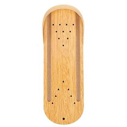 Desktop Bowling Toy - Charming Mini Bowling Set for Kids and Stress Relief for Adults - Stylish Wooden Design - 11.64 X 3.93 Inch Fun Display