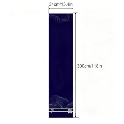Throwing Mat - Velvet Dart Practice Mat, Non Slip Distance Line, Quick Dry Durable Training surfacê Ruler Marked for Home Game Room Bar Tournament Setup - size: 7