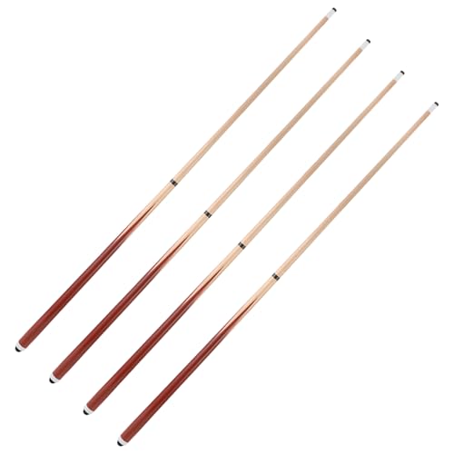 58 2-Pieces Pool Cue Stick with Coffee Color and 13mm Leather Tip Weight 20OZ (58" Set of 2/Set of 4/Set of 6) - size: 58" set of 4