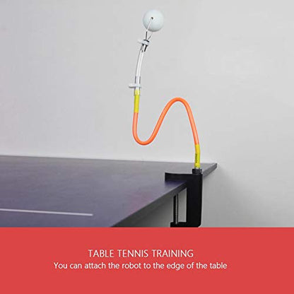 Keenso Training Robot, Table Tennis Trainer, Fixed Rapid Ball Clip, Red
