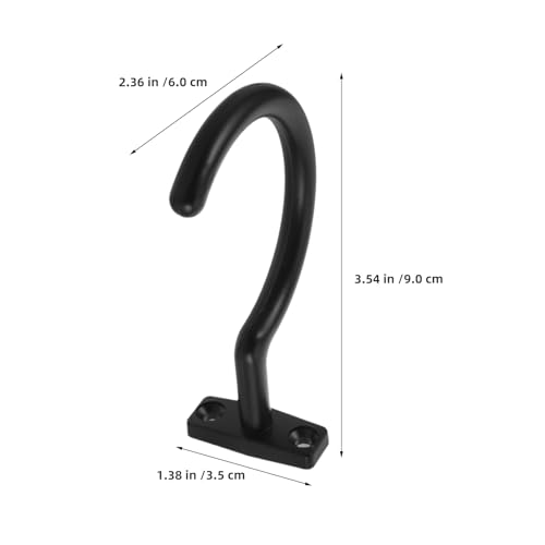 Toyvian 4pcs Billiard Cue Hanger Pool Cue Rack Metal Stick Holder Wall Mounted Billiards Accessories for Home Bar Snooker Storage
