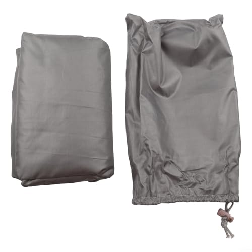 Outdoor Table Tennis Table 280x153x73cm, Waterproof Sunproof Dust Protector with Storage Bag Garden Patio Furniture, Gray(190T) - size: 190T