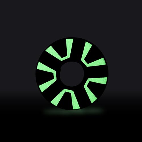 Chuckit! Max Glow Zipflight Flying Disc Dog Toy - Water Floating Flyer for Beach and Pool - Durable Polyester Construction - For Medium and Large Dogs - Size Medium - 8.5” L x 8.5” W - Pack of 1 - size: Medium