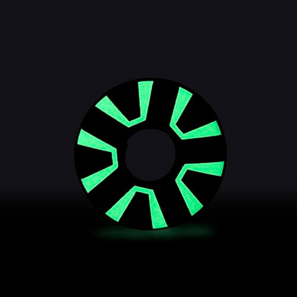 Chuckit! Max Glow Zipflight Flying Disc Dog Toy - Water Floating Flyer for Beach and Pool - Durable Polyester Construction - For Medium and Large Dogs - Size Medium - 8.5” L x 8.5” W - Pack of 1 - size: Medium
