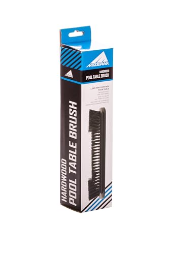 Mizerak Pool Table Brush – Soft Bristle Table Cleaner with 9″ Hardwood Handle – Safe on All Billiard Felt & Cloth Types