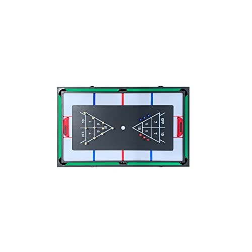 KICK Pentacle 55" 5-in-1 Multi Game Table – Foosball, Billiards/Pool, Push Hockey, Shuffleboard & Bowling - color: Black