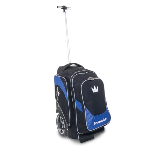 Brunswick Charger Double Roller Bowling Bag - color: Blue