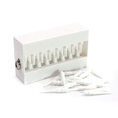 CUESOUL Touch-Point Soft Dart Tip Point with Touch Dart Case Tool for Dart Tip Replacement and Dart Tip Remove - color: White