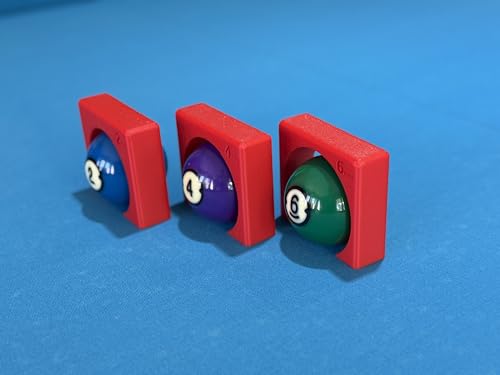 Pool Stroke & Aim Trainer, 3 Available Sizes- 2mm, 4mm, and 6mm Ball Clearance, Billiards Tunnel Trainers - size: Set of 3 (2mm, 4mm, and 6mm)