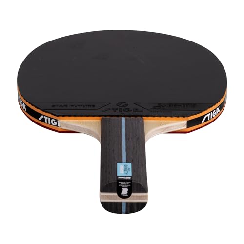 STIGA Banda Allround Future System, 5-Ply Table Tennis Bat, Star Future S Rubber, ITTF Approved, Mid-Level - style: Allround Future Classic - Black, Red