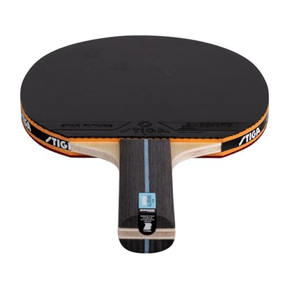 STIGA Banda Allround Future System, 5-Ply Table Tennis Bat, Star Future S Rubber, ITTF Approved, Mid-Level - style: Allround Future Classic - Black, Red