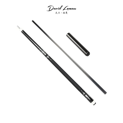 Carbon Fiber Pool Cue 58" 2-Piece Cue Stick Professional Cue Carbon Technology Low Deflection Billiard Cues（Weight can be Adjusted） - color: Phantom-leather grip, size: 11.5mm