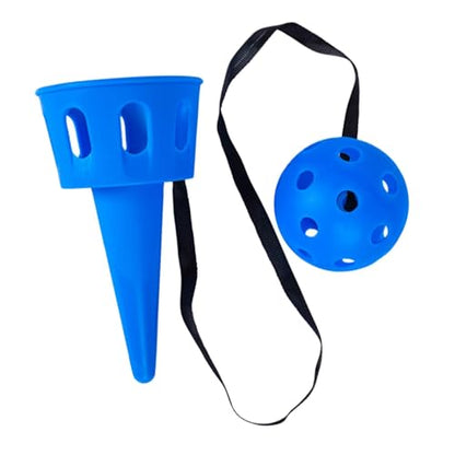 DYNWAVE Throw and Catch Set Sports and Toss Game Attention Fine Motor Skills Ball Catching Cup Ball Catch Game for Kids School Adults