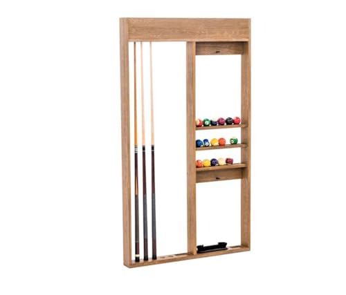 Empire USA Doc & Holiday - Arcadia Wall Rack for Paula Parson, Derby Table - (Natural Walnut) - color: Natural Walnut