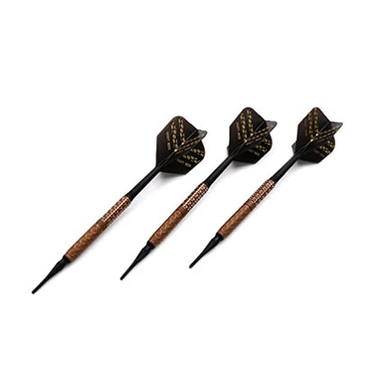 CUESOUL Cocktail/COLA Beer/Draft Beer with Oil Paint Finished-19g/20g/21g Soft Tip 90% Tungsten Dart Set - color: Craft Beer-21g