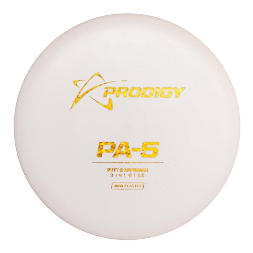 Prodigy Disc 300 PA-5 | Understable Disc Golf Putter | Great for Turnovers & Hyzer Flip Shots | 170-177g | Grippy 300 Plastic | Great Beginner Disc Golf Putter | Colors May Vary