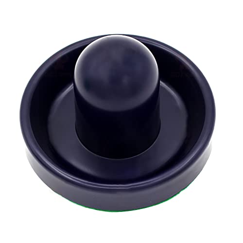 4 Pcs Air Hockey Pushers with 8 Pcs Pucks, Paddles & Goal Handles - Replacement Accessories for Game Tables - color: Red Black