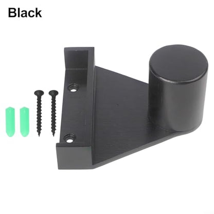 FABULETTA Wooden Snooker Rack Wall Mounting Storage For Pool Triangle And Chalk Holder Billiards Accessory Organizer Space Saving Design Brown(Black)