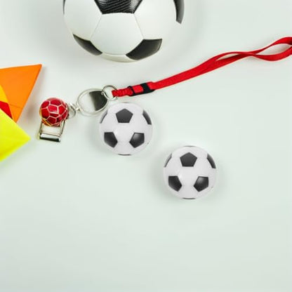 Veemoon 10pcs Table Foosball Replacement Ball, 22mm Mini Plastic Soccer White Miniature Soccer Ball Tabletop Foosball Accessories for Recreation Room Sport Handcraft Making
