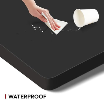 SANODESK Universal Tabletop 40"x24"x1" Thickness One-Piece Table Top Rectangular Particle Board for Standing Desk and Home Office Countertop DIY,Black Desk Top - color: Black, size: 40*24*1 Inch