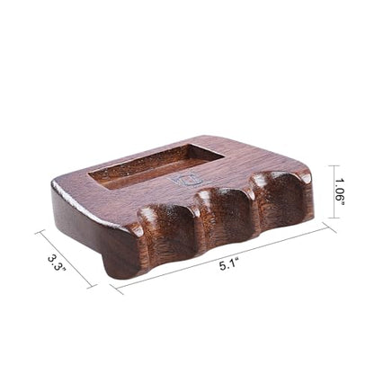 CROWN ME Weighted wooden 3-Cue pool cue stick holder, billiard cue stick holder, chalk holder - style: 3 Holes