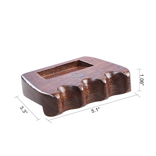 CROWN ME Weighted wooden 3-Cue pool cue stick holder, billiard cue stick holder, chalk holder - style: 3 Holes