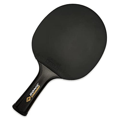 Donic-Schildkröt CarboTec 7000 Table Tennis Racket, 100% Carbon, Concave Handle, 2,3 mm Sponge, Liga Pad - ITTF, 758216