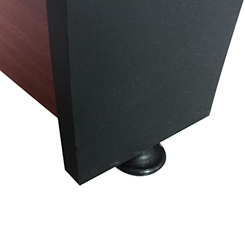 Hathaway Metropolitan 54 inch Foosball Table Adult Size for Family Game Rooms - With Smooth Playfield, Dual Abacus Scoring, Weighted Players, Sturdy Leg Levelers & 2 Foosballs - Cherry Finish