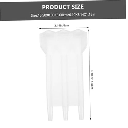 HANABASS Darts Carrying Case Hard Shell Storage Box Lightweight Organizer for Soft Tip Darts with Single White Compartment for Travel and Game Room