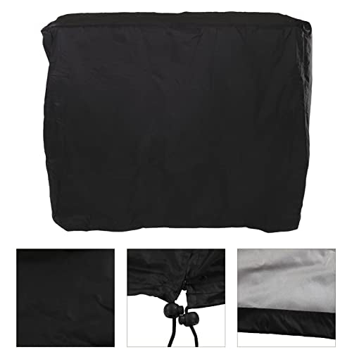 Ping Pong Table Cover, Waterproof Dustproof Outdoor Zippered 210 Silver Coated Polyester 155x75x150cm - Heavy Duty Protection, Tear Resistant, Patio Table Tennis Accessories