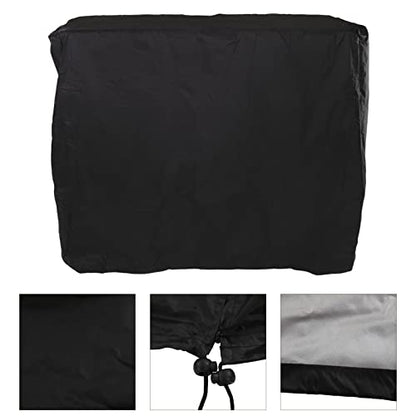 Ping Pong Table Cover, Waterproof Dustproof Outdoor Zippered 210 Silver Coated Polyester 155x75x150cm - Heavy Duty Protection, Tear Resistant, Patio Table Tennis Accessories