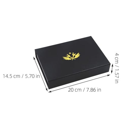 Yardwe Storage Box Hard Shell Cardboard Holder Travel Carrying Case with Foam Inserts for for Tips, Shafts and Flights