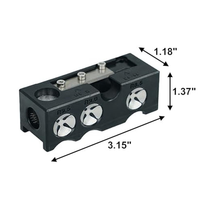 10-in-1 Billiards Cue Tip Shaper,Pool Cue Repair Kit,Pool Cue Tips Replacement Kit,Billiards Accessories for Repair and Replacement or Shaping Cue Tips Tool Kit,Pool Cue Accessories